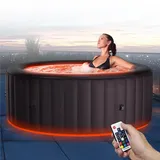 MSPA Miweba MSpa Whirlpool Urban Aurora U-AU061 für 6 Personen mit LED M-ONE und Ozon-Desinfektion (U-AU061)