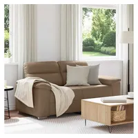 vidaXL 2-Sitzer-Sofa Cappuccino 160x81x84 cm Kunstleder