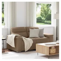 vidaXL 2-Sitzer-Sofa Cappuccino 160x81x84 cm Kunstleder