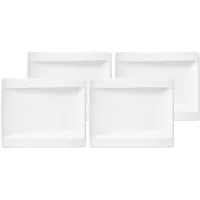 Villeroy & Boch Brotteller 18 x 15 cm weiß 4er Set