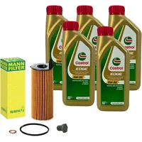 5L CASTROL EDGE 5W-30 M LL-04 + MANN Ölfilter für BMW F20 F21 F22 F23 B38 B37