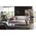 Atlantic Home Collection Couch Samtvelours 2-Sitzer Grau