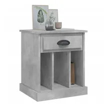 vidaXL Nachtschrank 43 x 36 x 50 cm Betongrau