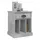 vidaXL Nachtschrank 43 x 36 x 50 cm Betongrau