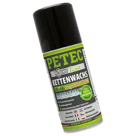 Petec Kettenwachs Spray 100ml Dry Lube Trockenschmierung