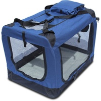YATEK Hundetransportbox Hundetasche Faltbare mit seitlichen und oberen Taschen, mit hoher Sichtbarkeit, Komfort und Sicherheit für Ihr Haustier. (Größe XXL (91,4 x 63,5 x 63,5 cm))