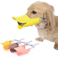 Hundemaulkorb Anti-Biss Silikon Entenschnabel Entenmundform Hund Mundabdeckungen Anti-Called Maulkorb für Welpen Hund