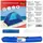 IDENA Automatik, Strandzelt UV40+ mit Tragetasche blau/türkis 190x100x110cm