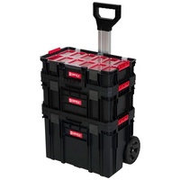 Kreher Werkzeugtrolley (Set, 3 St), 2 Boxen, 1 Trolley rot|schwarz