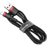 Baseus Cafule USB Lightning Cable 1.5A 2m (Black+Red)
