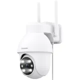 GALAYOU 2K Überwachungskamera Aussen, 360° PTZ WLAN IP Kamera Überwachung Aussen, WiFi Outdoor Camera mit Farbnachtsicht, 2-Wege-Audio, IP65 wetterfest für Garten/Haus/Wohnung, Y4