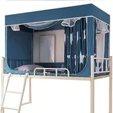 FCOVEDRY Moskitonetz-Betthimmel, Bettzelte, Traumzelte, Privatsphäre, Schlafzelte in Zwillingsgröße, für den Innenbereich, Pop-up, tragbarer Rahmen, atmungsaktiv, Cottage-Bettüberdachungen