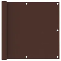 vidaXL Balkonsichtschutz Oxford-Gewebe 90 x 500 cm braun