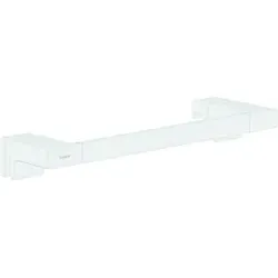 hansgrohe AddStoris Duschtürgriff 41759700 Dicke des Glases 6-12mm, Metall, mattweiß