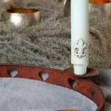 Rost Herz Adventskranz Rund Weihnachtskranz Metall Edelrost Kerzenkranz Garten