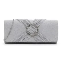 TAMARIS Amalia Brooch Clutch Silver