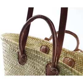 Locker Ibizatasche Strandtasche Braun