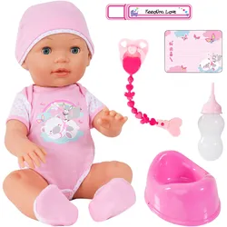 Babypuppe BAYER "Piccolina Love" Puppen rosa Kinder