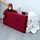 Intirilife Sitzbank Truhenbank Kirsch Rot 76 x 38 x 38 cm
