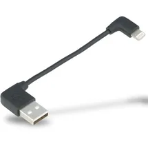 SKS GERMANY COMPIT Kabel iPhone Lightning, kurzes Ladekabel mit Winkelstecker, verbindet iPhone mit COM/UNIT Powerbank, ideal für unterwegs