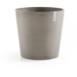 Ecopots Amsterdam Ø 50 x 43,9 cm Weiß/Schwarz