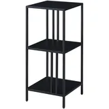 [en.casa] Kumlinge Standregal 80 x 35 x 35 cm Schwarz