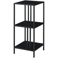 [en.casa] Kumlinge Standregal 80 x 35 x 35 cm Schwarz