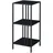 [en.casa] Kumlinge Standregal 80 x 35 x 35 cm Schwarz
