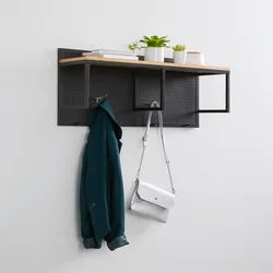 Garderobe Lorenzo ca. 90x37 cm Metall/Kiefer