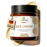 bedrop Bienengiftsalbe hochdosiert (kühlend & wärmend) - Bee Cream Bienengiftcreme mit Bienenwachs und 8 Kräuterextrakten, wie Aloe Vera, Ringelblume, Eukalyptus und Rosskastanie 100g
