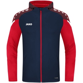 Jako Kapuzenjacke Performance marine/rot L