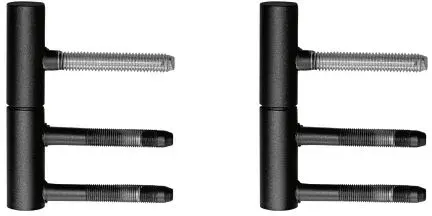 Karcher Türbänder Rhodos Kosmos Schwarz ER28 83, Band für Holztüren 2-teilig