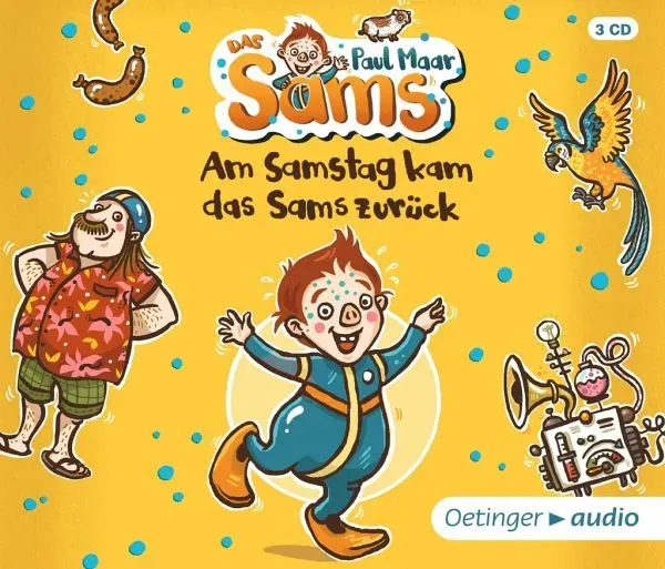 Am Samstag kam das Sams zurück / Das Sams Bd.2 (3 Audio-CDs) (Restauflage)