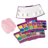 Pelikan ProColor Wasserfarbkasten 2 Wasserboxen + Deckweiß und 24 Farben