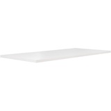 Forte Tischsystem: Tischplatte aus Holzwerkstoff in Weiß Matt, 180 x 3,8 x 90 cm