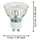 EGLO LED-Lampe SCOB 3W GU10 warmweiß 2 St.