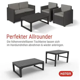 ALLIBERT Loungeset 4-tlg. Grau