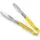 HENDI Servierzange 300 mm Edelstahl Gelb