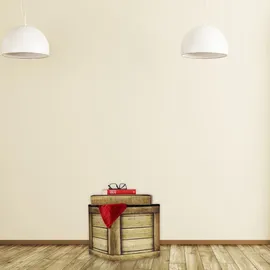 Relaxdays Sitzhocker mit Stauraum, faltbar, gepolstert, Hocker mit Holzplanken Design, HBT: 38 x 37,5 x 37,5 cm, braun