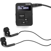 Tin-Nik DAB-379 Tragbares Digitales DAB-Radio, DAB+/DAB/FM Mini Radio - Pocket DAB Radio für Sport Walk, Laufen oder Radfahren, wiederaufladbarer Akku, Stereo-Kopfhörer enthalten