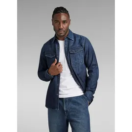 G-Star Dakota Slim Langarmhemd Blau XL