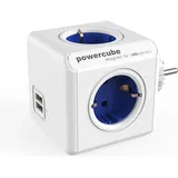 Allocacoc PowerCube Original USB 4 Steckdosen - 2 Usb