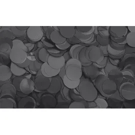 Showgear Konfetti rund Ø 55 mm 1 kg Schwarz