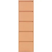 Spinder Design Schuhschrank, Metall, Breite 50 cm orange