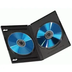 Hama 00051294 CD-Hülle DVD-Hülle 2 Disks Schwarz