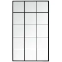 vidaXL Wandspiegel 100 x 60 cm Schwarz
