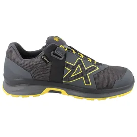 Haix CONNEXIS Go GTX low grey-lightning Gr. 41 - grau/gelb