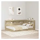 vidaXL Aufbewahrungskopfteil Sonoma-Eiche 120 cm Holzwerkstoff