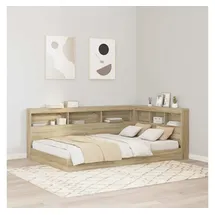 vidaXL Aufbewahrungskopfteil Sonoma-Eiche 120 cm Holzwerkstoff