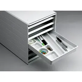 Durable Schubladenbox Idealbox Plus 25,0 x 36,5 x 32,2 cm 7-tlg. grau